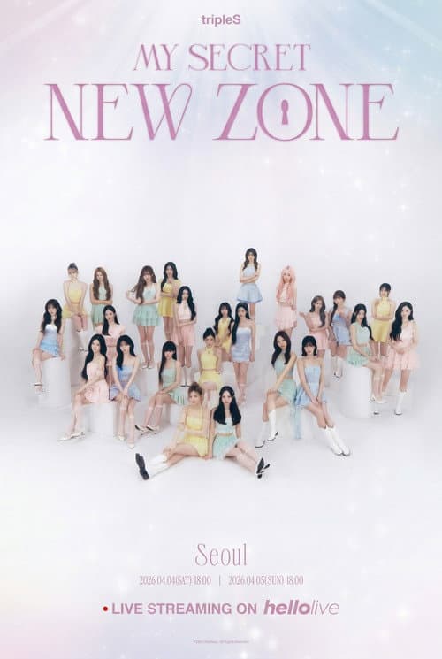 tripleS OT 24 Concerts in Asia  My Secret New Zone in Seoul poster
