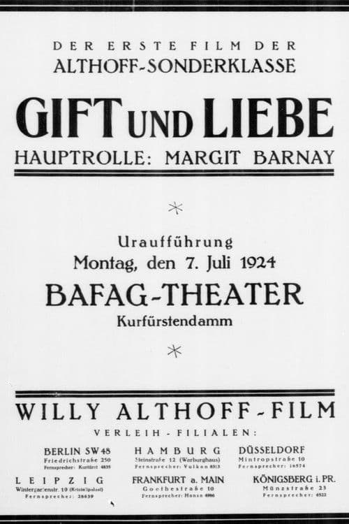 Gift und Liebe poster