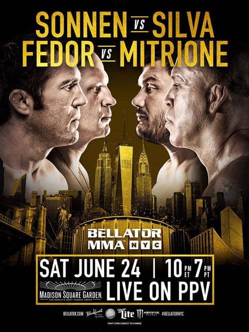 Bellator 180: Sonnen vs. Silva poster