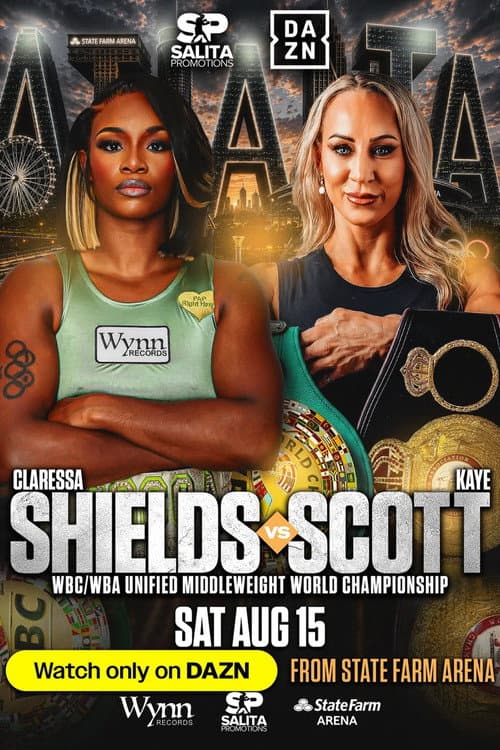 Claressa Shields vs. Kaye Scott poster