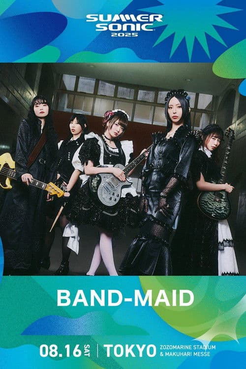 Band-Maid Live at Summer Sonic Tokyo 2025 poster