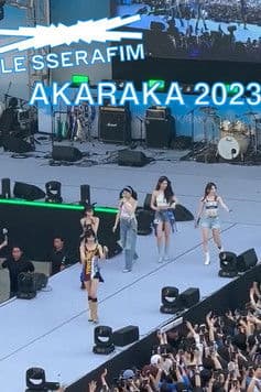 LE SSERAFIM - 'AKARAKA' Yonsei University 2023 poster