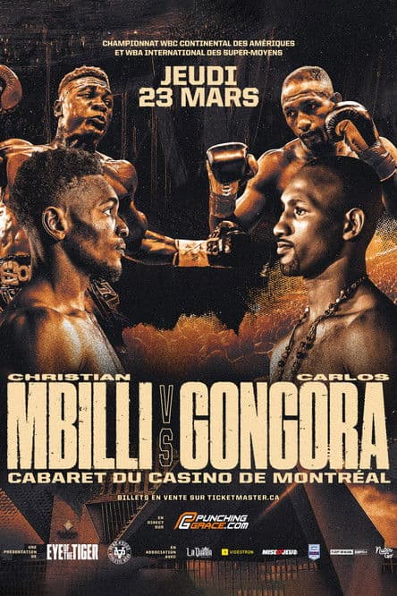 Christian Mbilli vs. Carlos Gongora poster