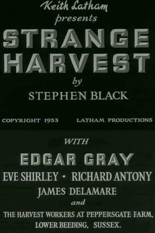 Strange Harvest poster