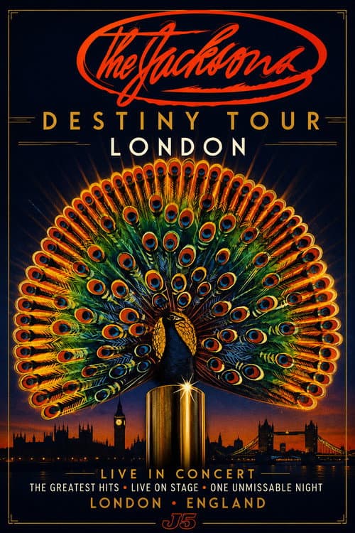 The Jacksons Live Destiny Tour - London poster