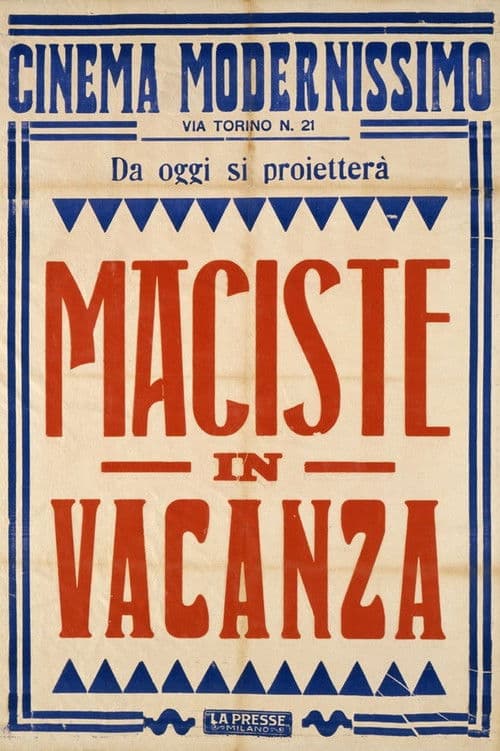 Maciste on His Vacation poster