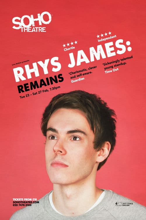 Rhys James: REMAINS poster