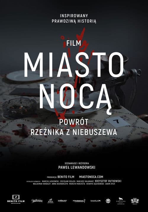 Miasto nocą poster