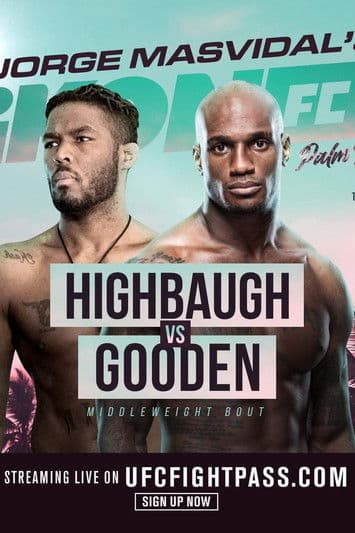 Jorge Masvidal's iKON FC 1: Highbaugh vs. Gooden poster