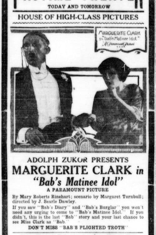 Bab's Matinee Idol poster