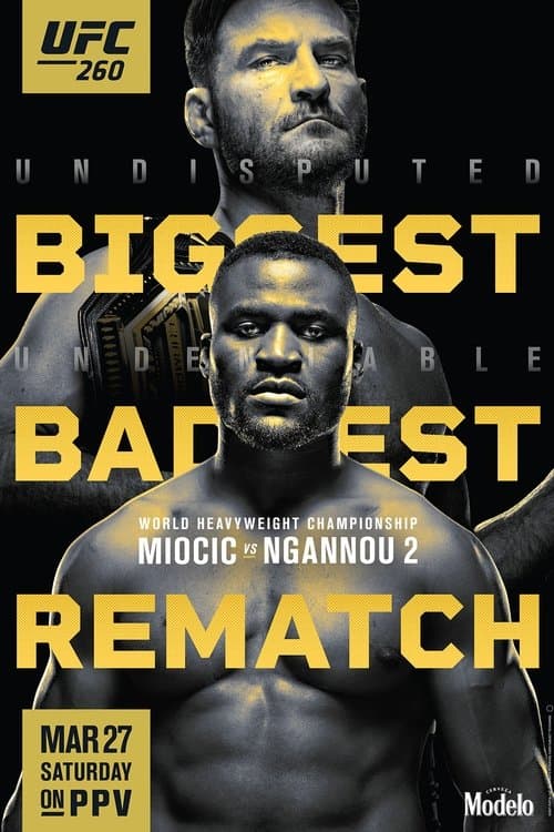 UFC 260: Miocic vs. Ngannou 2 poster