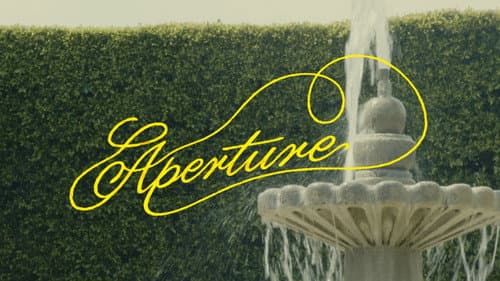 Aperture poster