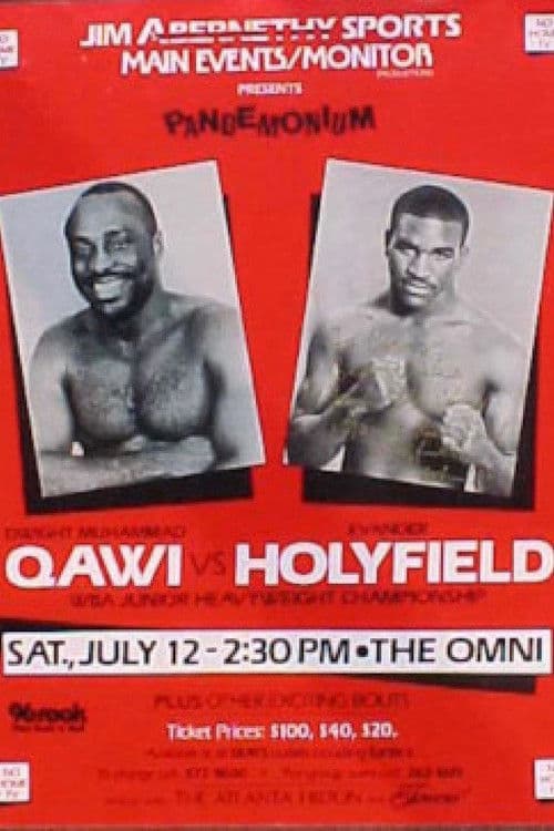 Dwight Muhammad Qawi vs. Evander Holyfield poster