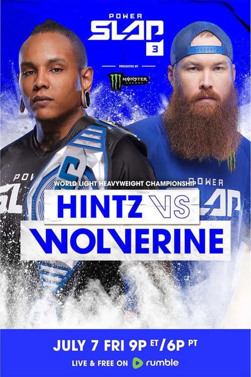 Power Slap 3: Hintz vs. Wolverine poster