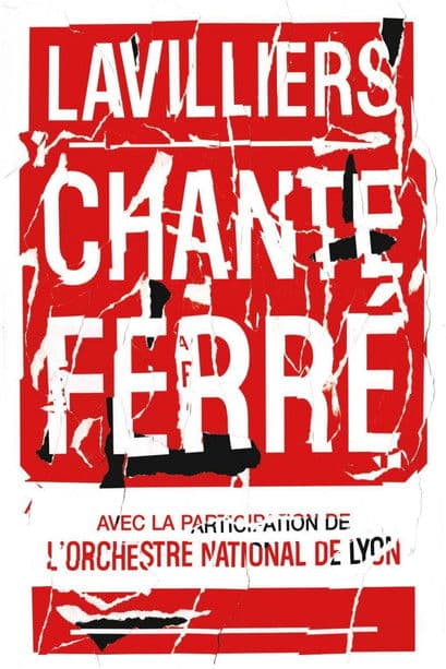 Lavilliers chante Ferré poster