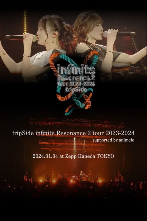 fripSide infinite Resonance 2 tour 2023-2024 supported by animelo〈2024.1.4（Thu）Zepp Haneda TOKYO〉 poster