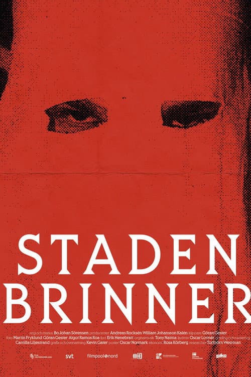 Staden brinner poster