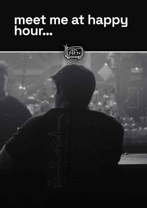 meet me at happy hour… poster