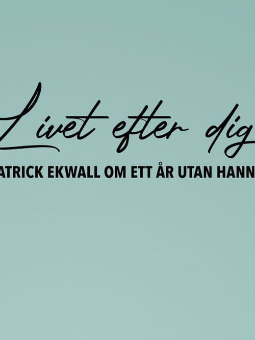 Patrick Ekwall: Om ett år utan Hannah poster