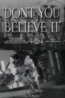 Don't You Believe It poster