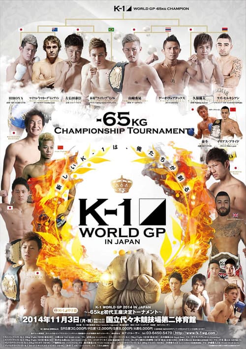 K-1 WORLD GP 2014: 65kg Championship Tournament poster