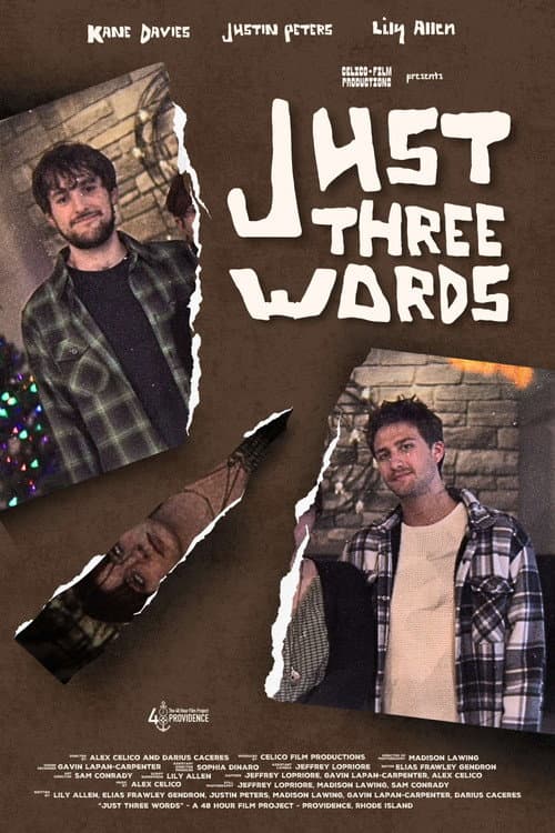 Just Three Words poster