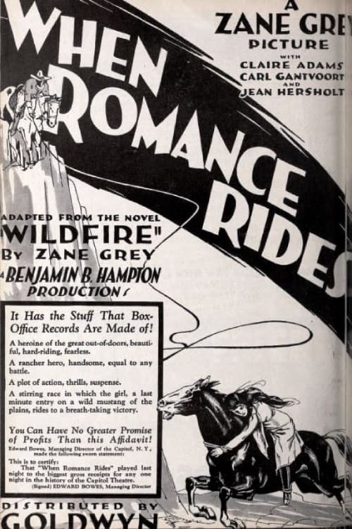 When Romance Rides poster