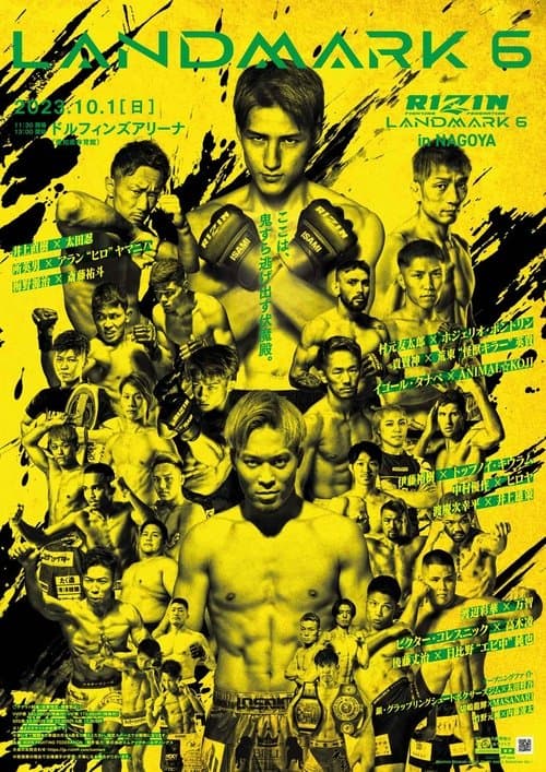 RIZIN LANDMARK 6 in NAGOYA poster