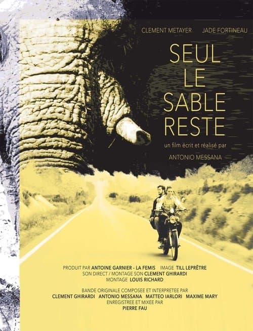 Seul le sable reste poster