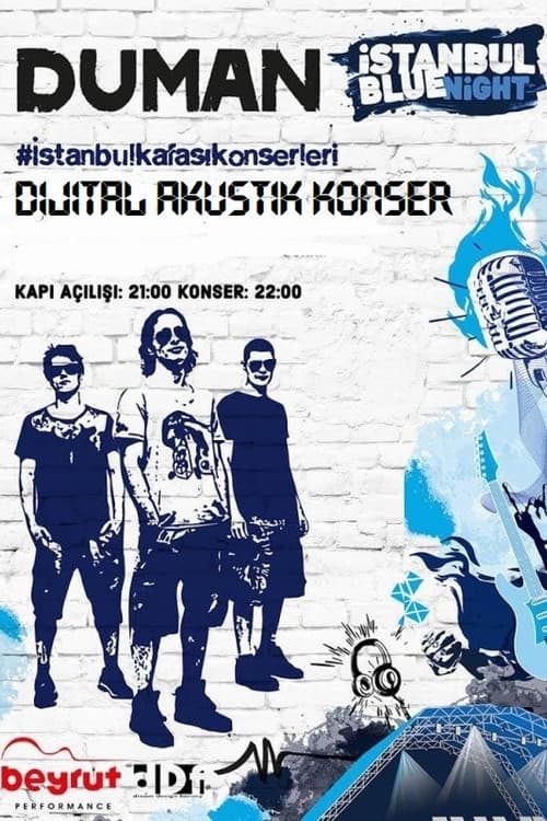 Duman Akustik Dijital Konser Istanbul Blue poster