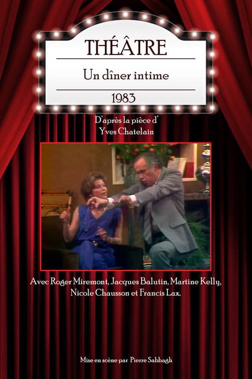 Un dîner intime poster