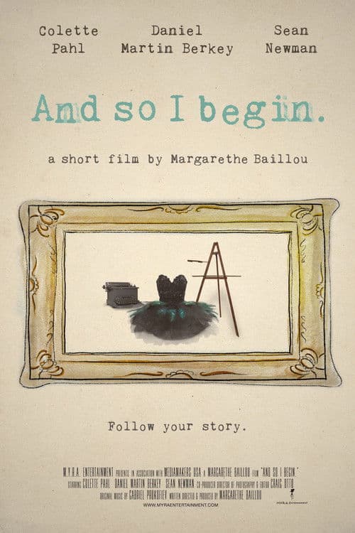 And So I Begin poster