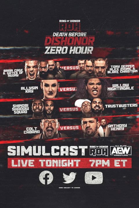 ROH: Death Before Dishonor 2022: Zero Hour poster
