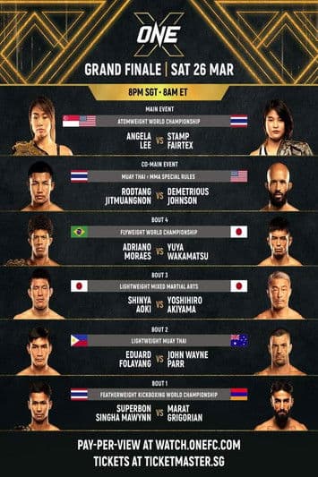 One Championship: X poster