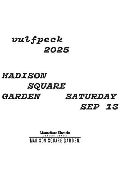 Vulfpeck - MSG II - Live at Madison Square Garden 2025 poster