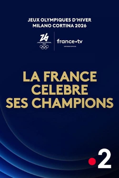 La France célèbre ses champions poster