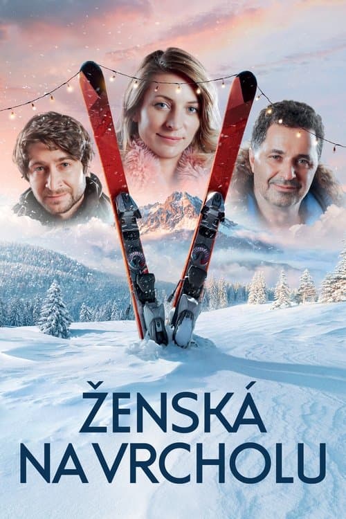 Ženská na vrcholu poster