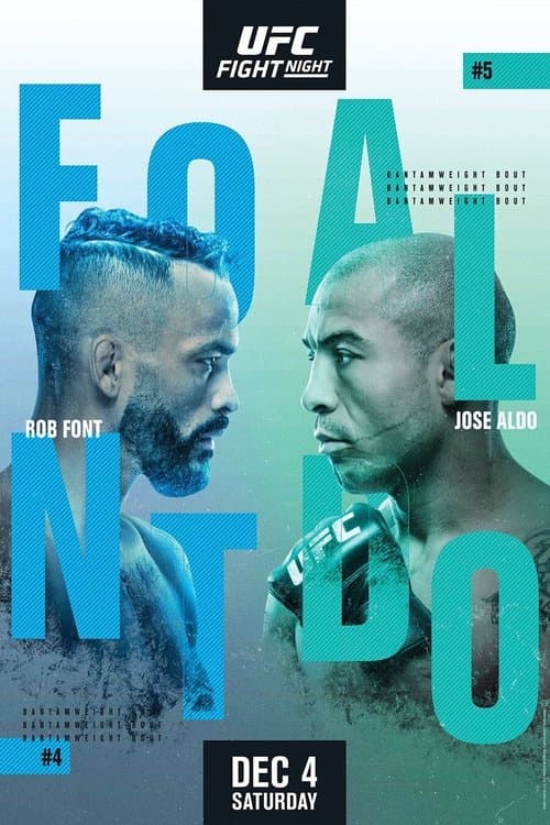 UFC on ESPN 31: Font vs. Aldo poster