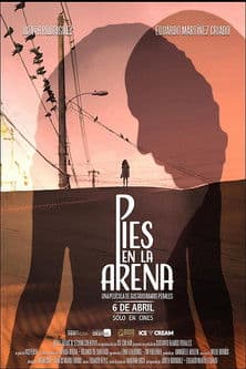 Pies en la arena poster