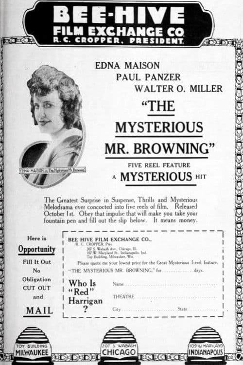 The Mysterious Mr. Browning poster