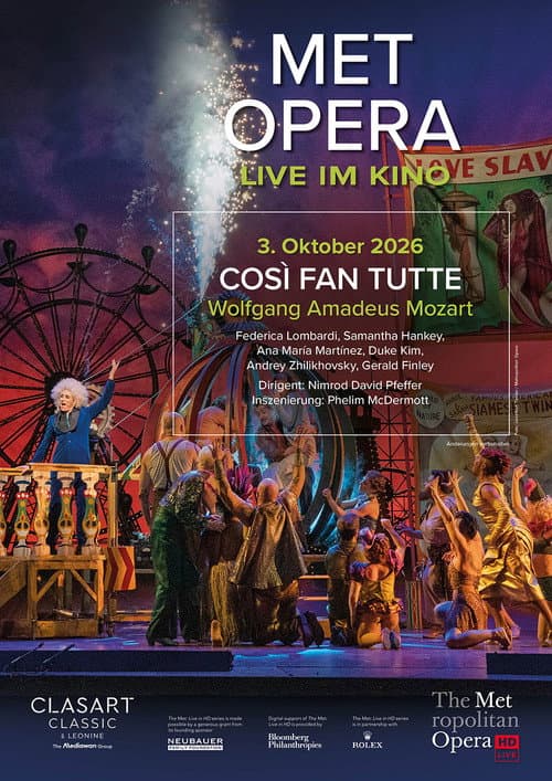 The Metropolitan Opera 2026/27: Così fan tutte poster