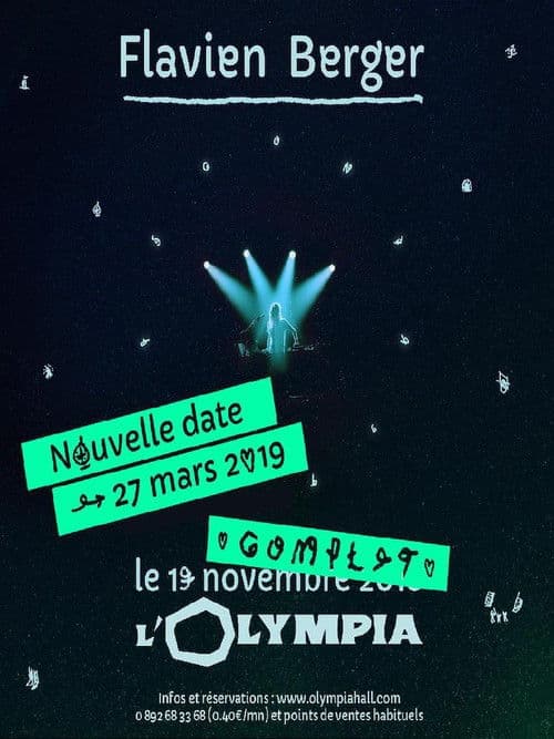 Flavien Berger - Live at Olympia poster