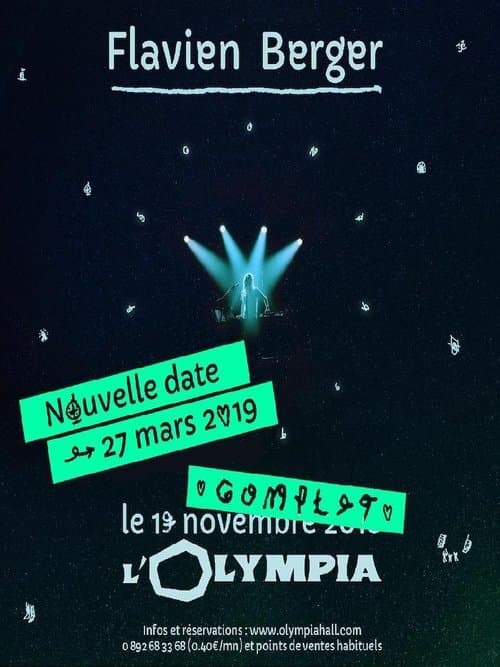 Flavien Berger - Live at Olympia poster