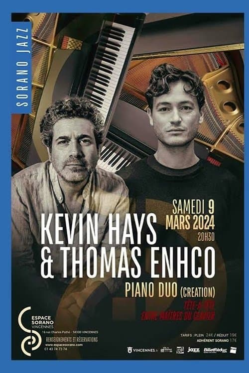 Thomas Enhco solo / T. Enhco & Kevin Hays -  Jazz sous les Pommiers 2025 poster