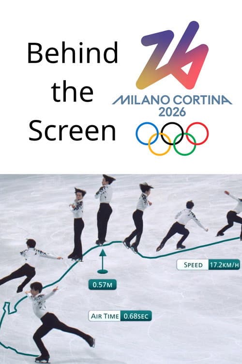 Behind the Screen: Milano Cortina 2026 poster