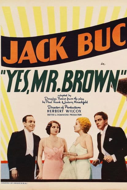 Yes, Mr. Brown poster