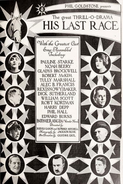 His Last Race poster