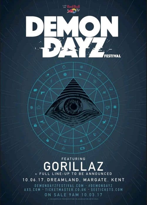 Gorillaz: Demon Dayz Festival poster