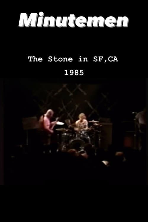 Minutemen: The Stone, San Francisco 1985 poster