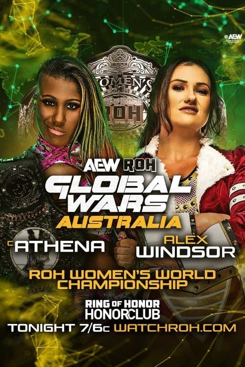 AEW ROH Global Wars Australia poster